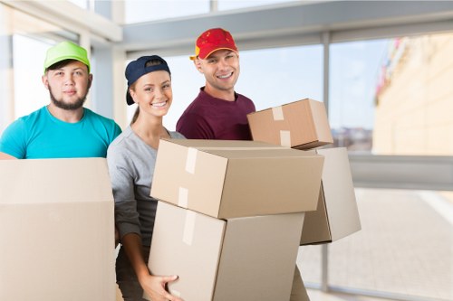Packing boxes and furniture for short-term storage in Denmarkhill