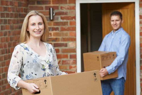 Removal van supporting a home move in Denmarkhill