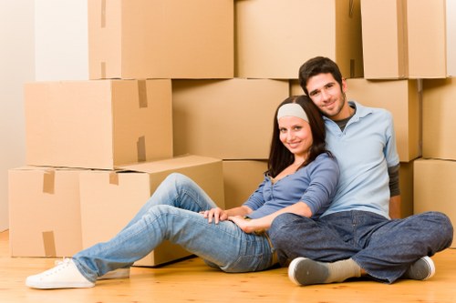 Professional man and van transport in South London