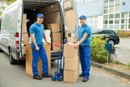 Professional packing and storage service setup in Denmarkhill